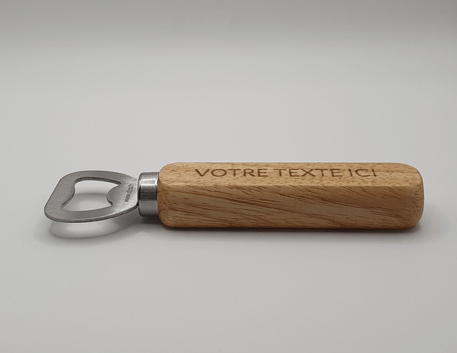 Décapsuleur en bois personnalisable