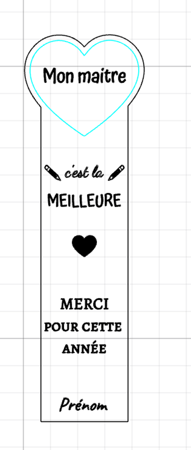 Marque pages Merci Maîtresse,Atsem,Nounou,....